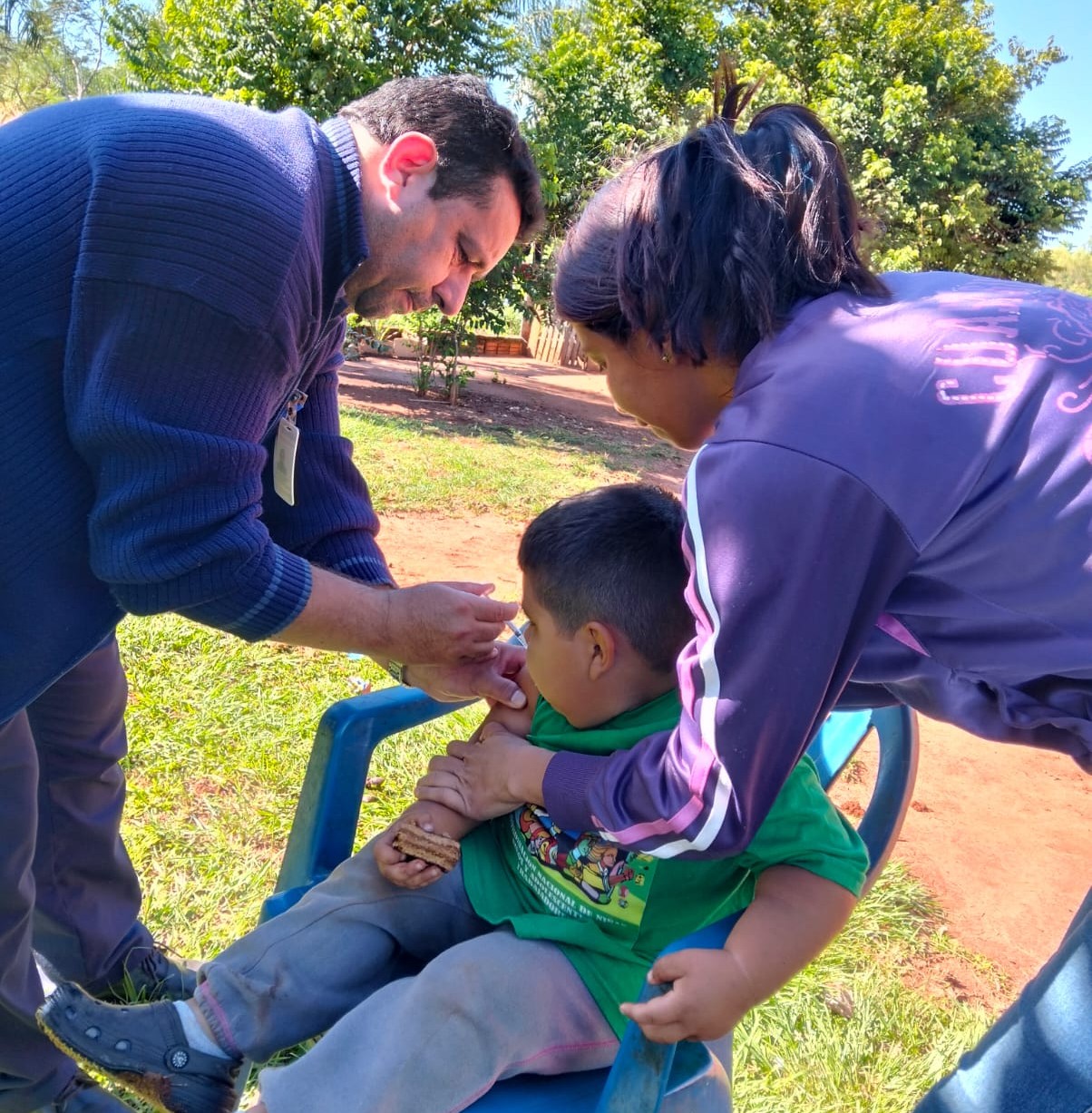Prosigue la Campaña Nacional de Vacunación contra el Sarampión y se refuerza la protección frente al invierno