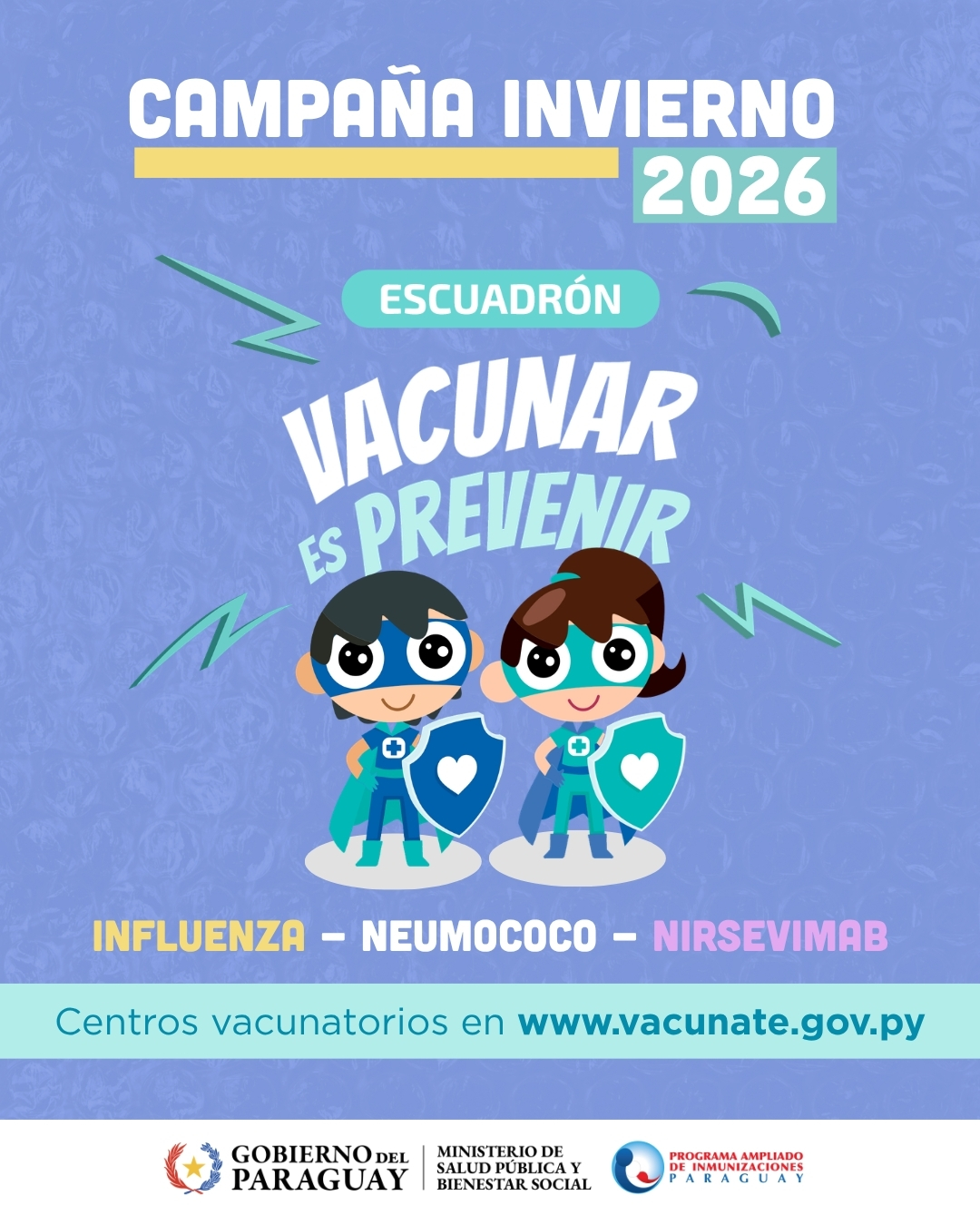 La Campaña Invierno 2026 supera las 340 mil dosis aplicadas y avanza en la protección en todo el país